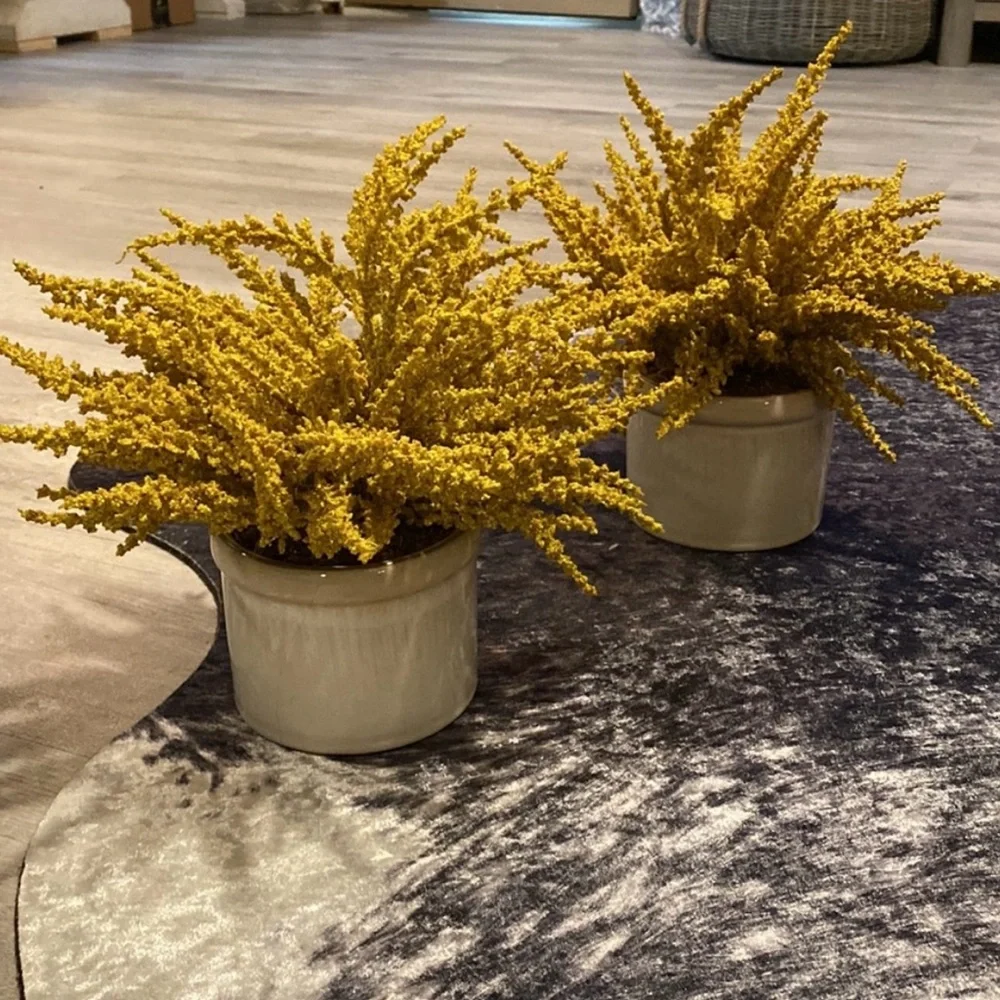 💛Threshold Goldenrod Arrangement•Set of 3•Home Decor💛